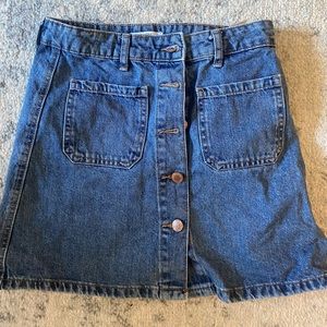 Bershka Denim skirt